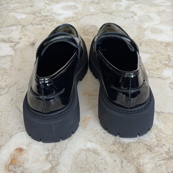 NEW! Sketchers Modern Rugged - Sweet Choice Patent Leather Loafers Memory Foam - Picture 7 of 13